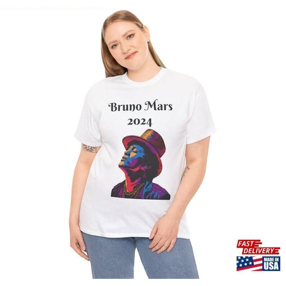 Bruno MarsTour Tshirt Fan Merchandise Classic